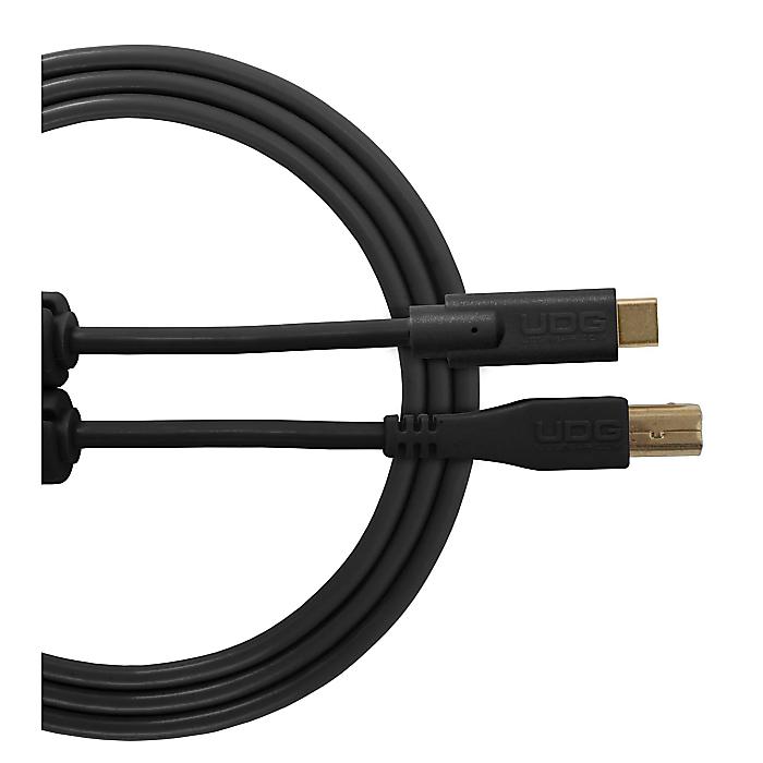 UDG / U96001BL Ultimate USB2.0 C-B Straight 1.5m ブラック
