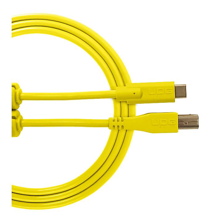 UDG / U96001YL Ultimate USB2.0 C-B Straight 1.5m イエロー