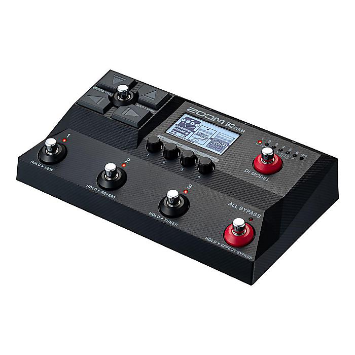 ■ご予約受付■ ZOOM(ズーム) / B2 FOUR / Effects & Amp Emulator ベース用エフェクツ&アンプエミュレータ 1大特典セット