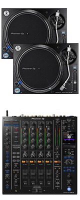 ■ご予約受付■　Pioneer DJ(パイオニア) / PLX-1000 2台 / DJM-A9 セット【マグネット付USBハブ付属】 9大特典セット