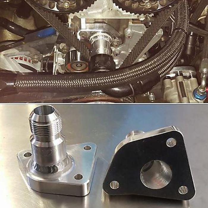 Driftmotion(ドリフトモーション) / 1JZ/2JZGTE Coolant Inlet Pipe クーラントインレットパイプ(AN-16サイズ)