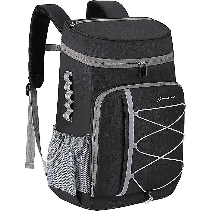 Maelstrom / クーラー バックパック 32L ブラック / 漏れ防止 断熱 軽量 ソフトクーラーバッグ ランチバッグ キャンプ ビーチ ハイキング ショッピング 旅行