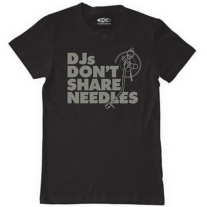 DMC(ディーエムシー) / D090 DJS DON'T SHARE NEEDLES (BLACK) XL - Tシャツ -