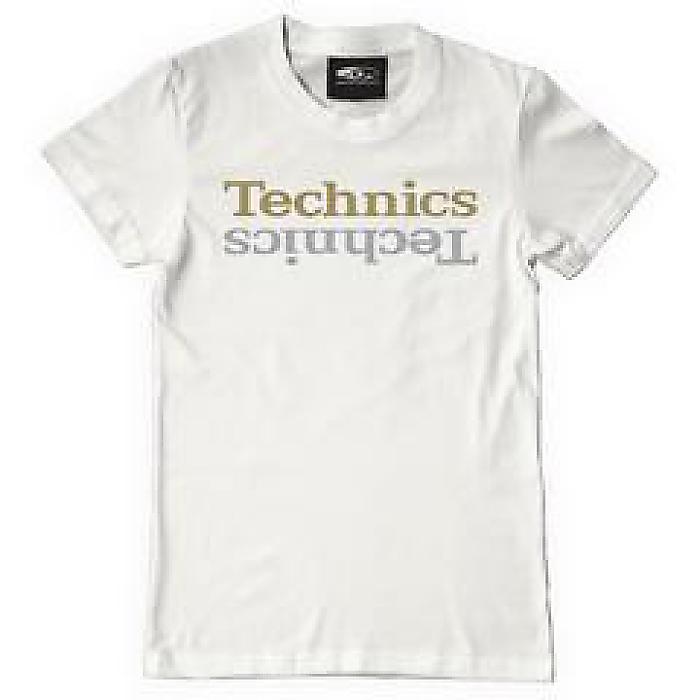 DMC(ディーエムシー) / T101W TECHNICS CHAMPION EDITION (WHITE T / GOLD + SILVER LOGOS ) M - Tシャツ -
