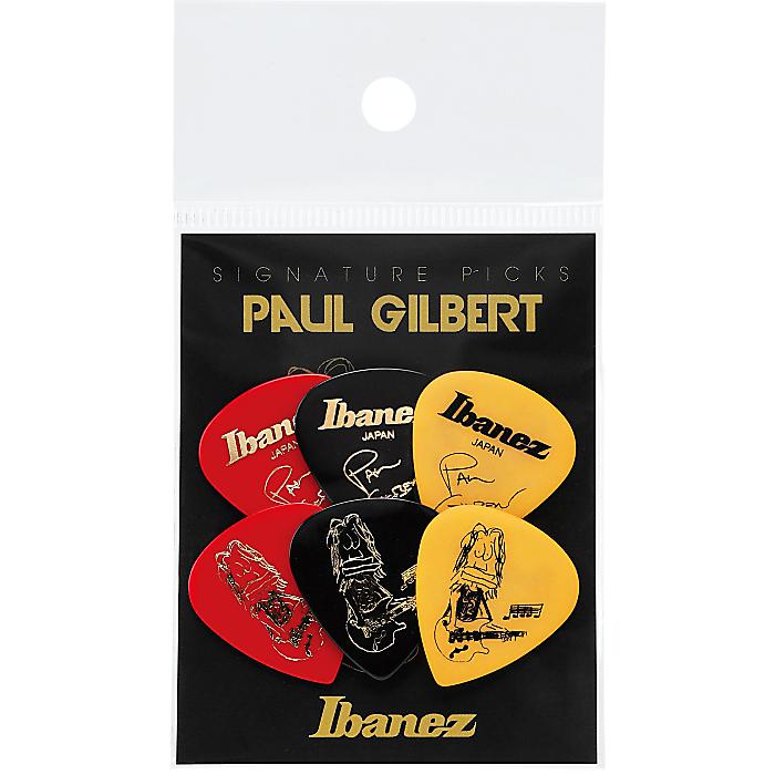 Ibanez(アイバニーズ) / P1000PGSP Paul Gilbert(ポール・ギルバート) ピック 6枚パック 【日本限定/数量限定】