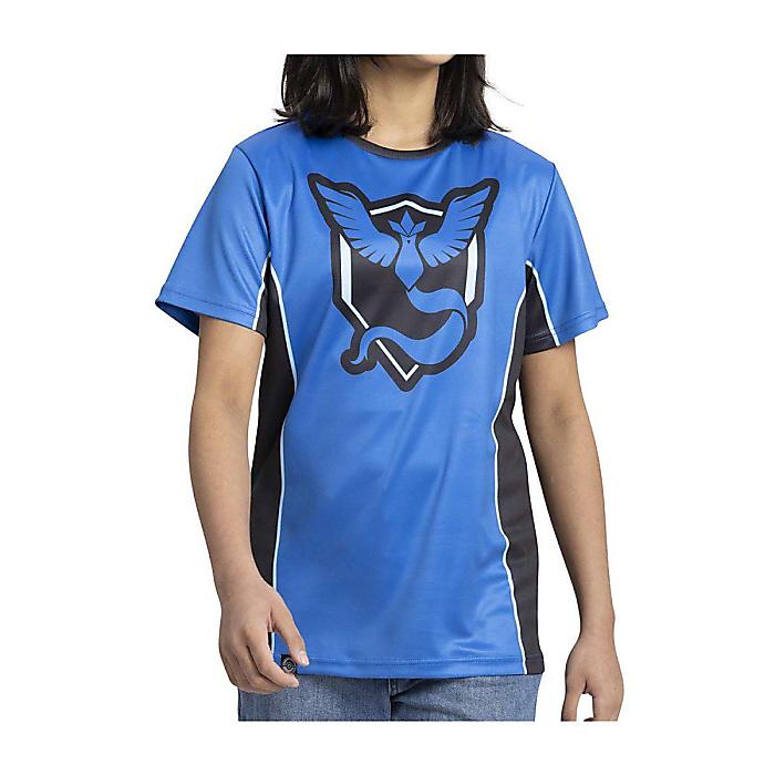 ポケモンGO チームミスティック ブルー&ブラック クルーネックTシャツ (サイズ:11-12歳/子供用) / Pokemon Center(ポケモンセンター)
