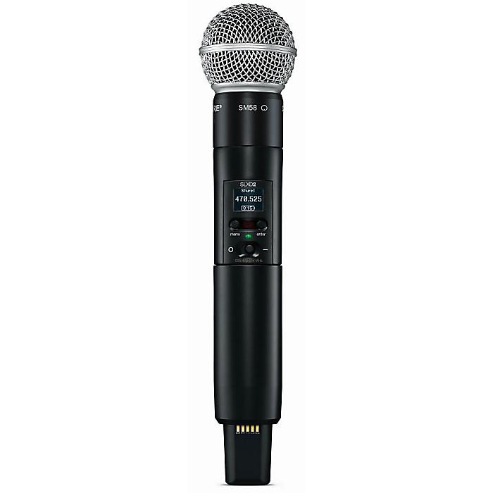 Shure(シュアー) / SLXD2/SM58-JB ハンドヘルド型送信機 - ワイヤレスマイク -