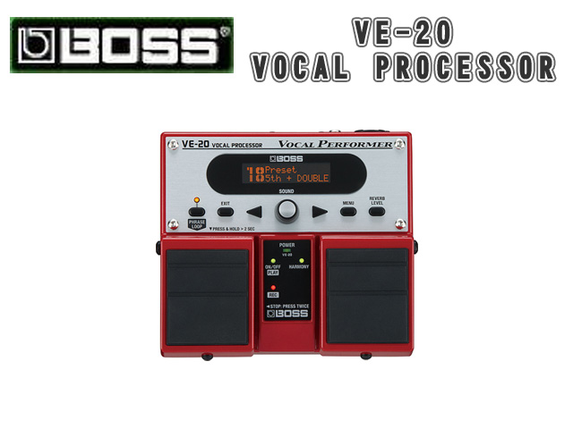 【限定２台】Boss(ボス) / VE-20 VOCAL PROCESSOR 【ボーカル向けエフェクター】の商品レビュー評価はこちら