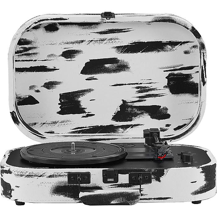 Crosley(クロスレイ) / CR8009B-BW / (ブラック・ホワイト) / Bluetooth対応 ポータブル レコードプレイヤー