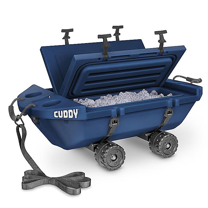 GoSports Outdoors(ゴースポーツアウトドア) / Cuddy クローラークーラー キャスター付き / 40クォート 水陸両用 / 舟型クーラー【ネイビー】