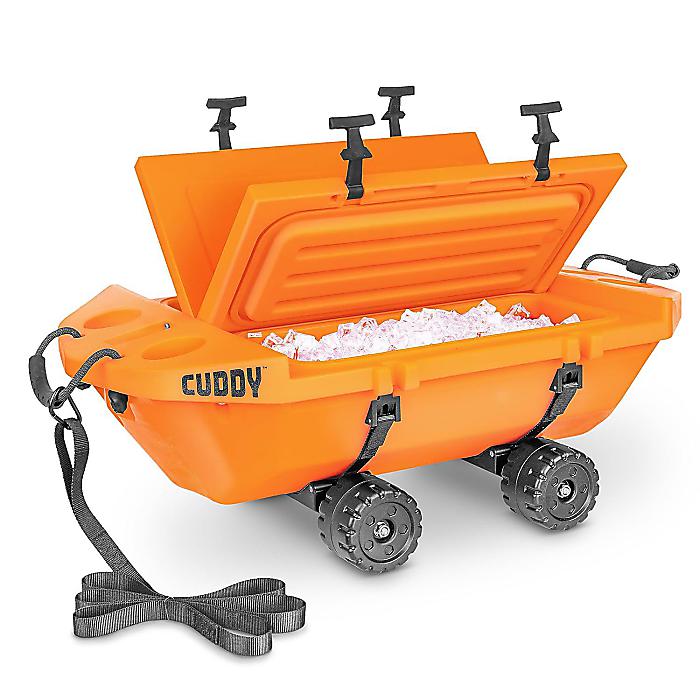GoSports Outdoors(ゴースポーツアウトドア) / Cuddy クローラークーラー キャスター付き / 40クォート 水陸両用 / 舟型クーラー【オレンジ】