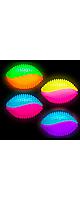 光るフットボール スパイクボール LED ゴム製 全色4個セット / サッカー ゲーム おもちゃ 誕生日 パーティ プレゼント
