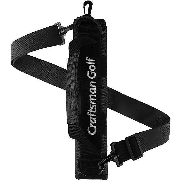 Craftsman Golf / ミニゴルフキャリーバッグ サイズ調節可能なショルダーストラップ付き Black 最大8本収納可能 超軽量