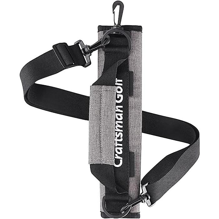 Craftsman Golf / ミニゴルフキャリーバッグ サイズ調節可能なショルダーストラップ付き Gray 最大8本収納可能 超軽量