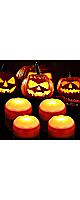 Yunaking Halloween LED Pumpkin Lights 4 Pack