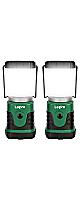 Lepro LED Camping Lantern 350LM, 4 Light Modes, 3 AA Battery Power. Mini version. Perfect for Home, Garden, Hiking, Emergencies. 2 Packs.
