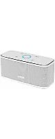 DOSS SoundBox Touch - 12W HD Sound, Bass, IPX5 Water-Resistant, 20H Playtime, Touch Control, Handsfree, White.