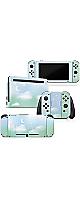Nintendo Switch Pastel Green Sky Moon Skin