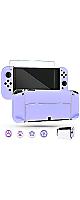 Dockable Purple Case for Nintendo Switch OLED Model - Full Protection