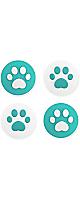 Cute Cat Paw Joycon Thumb Grips - Green, 4PCS