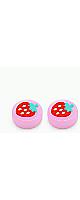 Luminous Strawberry Thumb Stick Grips Caps Switch Liteб NS Joy-Conȥѥ祤ƥåС(ԥ)