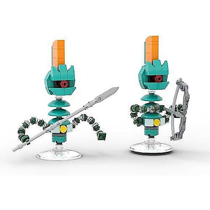Soldier Construct Building Blocks Kit, Tars The Kingdom Action Figure Game Monster Model Toys. Unique BOTW Decorations Toys Gifts, Suitable for Gift for Game Model Collectors (199 Pcs)