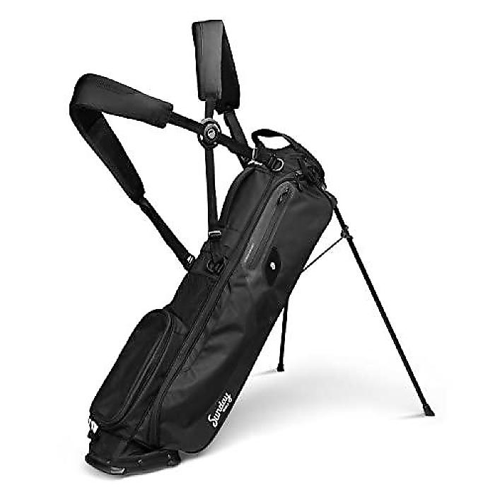 Sunday Golf El Camino Bag(サンデーゴルフ エル カミノバッグ) - Lightweight Golf Stand Bag (3.9 pounds) for Driving Range, Par 3, and Standard Courses - Easy to Carry, with Strap and Stand