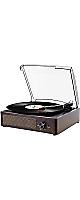 Vinyl Record Player Turntable with Built-in Bluetooth Receiver  2 Stereo Speakers 3 Speed 3 Size Portable Retro