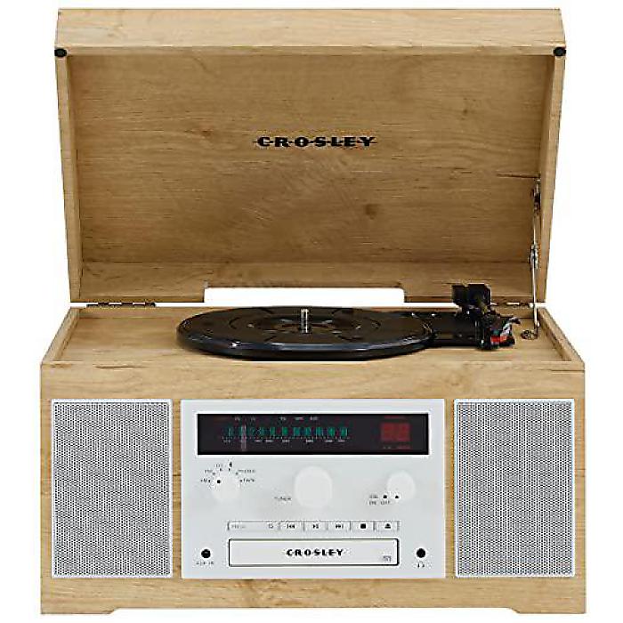 Crosley CR7018A-NA Haydn Bluetooth対応3速ターンテーブル、AM／FM