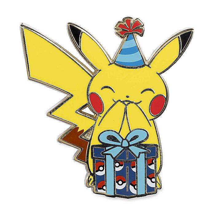ピカチュウ バースデーバルーン ポケモンピンバッジ＆グリーティング