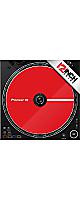 【レッド】12inch SKINZ / Control Disc Pioneer PLX-CRSS12 (SINGLE) - Cue Colors【スムースタイプ】