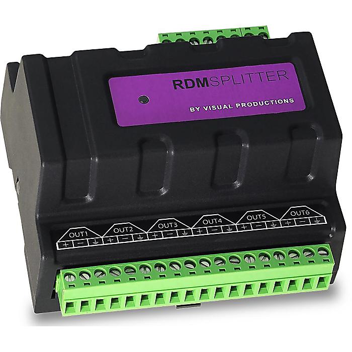 VISUAL PRODUCTIONS / RDM SPLITTER Terminal/RJ45