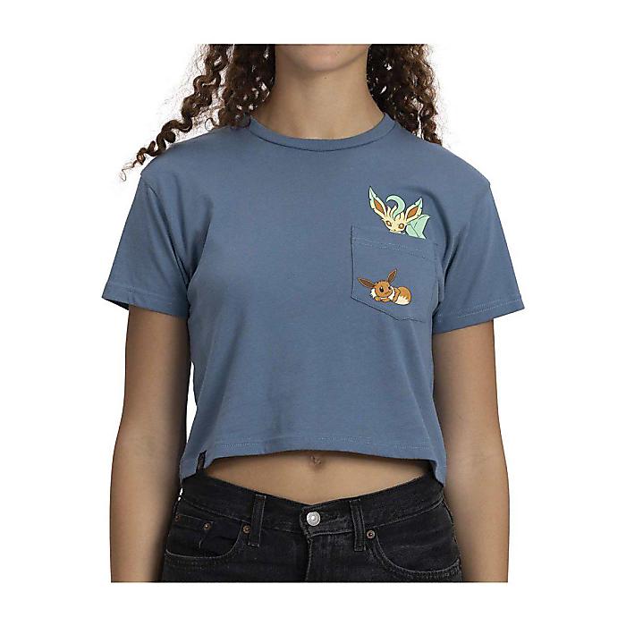 Pokemon Center(ポケモンセンター) / イーブイ&リーフィア クロップド丈Tシャツ by Peek-a-Pokemon collection (女性用/2XLサイズ)