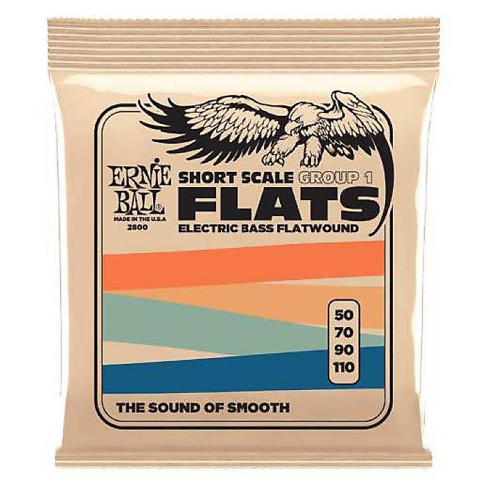 Ernie Ball(アーニーボール) / EB 2800 BASS FLATWOUND 4 I SHORTSCALE ショートスケール - ベース弦 - 【2024年2月18日発売】