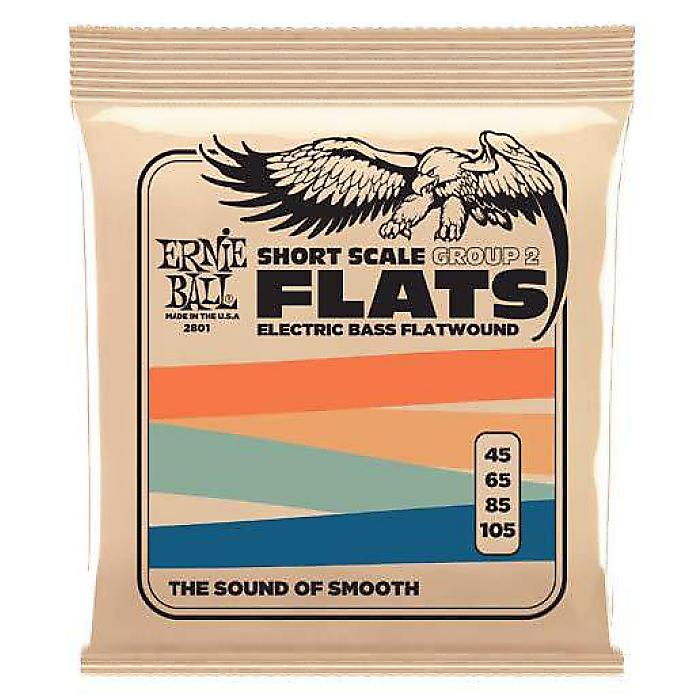 Ernie Ball(アーニーボール) / EB 2801 BASS FLATWOUND 4 II SHORTSCALE ショートスケール - ベース弦 - 【2024年2月18日発売】