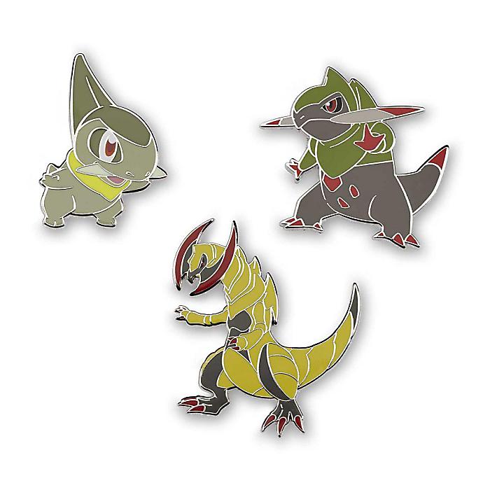 Pokemon Center(ポケモンセンター) / キバゴ オノンド オノノクス ポケモンピンバッジ 3個セット