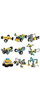 Creator 107 Electric Building Blocks Set Educational Toys for Kids Boys Science Creative Construction 6+ Year Old Great Gift 50+ Customized Models Possible
