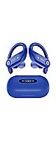 Wireless Earbuds Bluetooth Headphones 130H Playback 4-Mic HD Call IP7 Waterproof Ear Buds in Ear Sport LED Display Earphones with Earhooks (Blue)