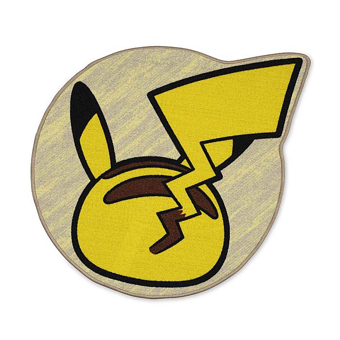 Pokemon Center(ポケモンセンター) / ピカチュウ グレー アクセントラグ ラグマット インテリア by Pokemon Home Accents