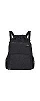 Drawstring Backpack Sports Gym Bag Wet Pocket  Shoe Compartment Black Women Men(֥å)