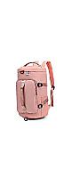 Women's Waterproof Duffel Backpack Gym Bag with Shoe Compartment, Carry-On Weekender for Travel Yoga Camping in Pink