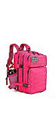 45L MILITARY TACTICAL BACKPACK(Hiking Backpacks) CAMO ARMY MOLLE BAG(Rucksack) FITNESS DAYPACK(Pink)