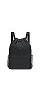 Drawstring Backpack Water Resistant Sports Gym Bag with Shoe Compartment for Men Women