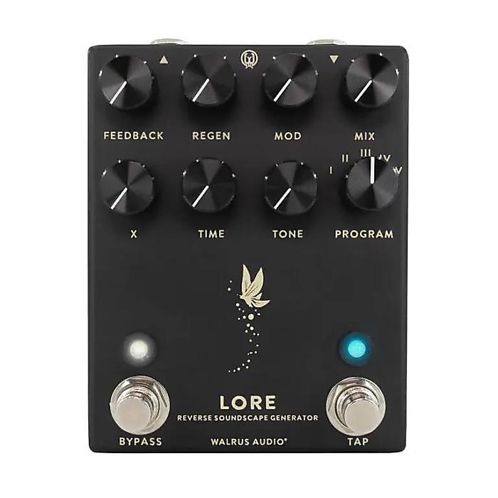 ■ご予約受付■ Walrus Audio(ウォルラスオーディオ) / Lore Reverse Soundscape Generator Black リバースディレイ リバーブ 【2024年3月14日発売】