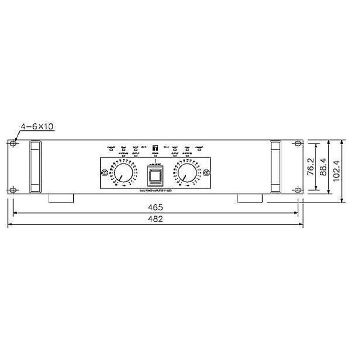 TOA ( ティーオーエー ) / P-80D パワーアンプ
