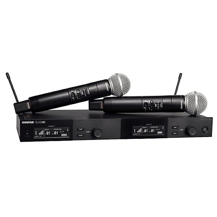 SHURE ( シュア ) / SLXD24DJ/SM58-JB、ハンドヘルド型ワイヤレスデュアルセット
