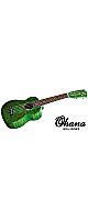 Ohana ukuleles ( ϥʥ )  / SK-15W Green