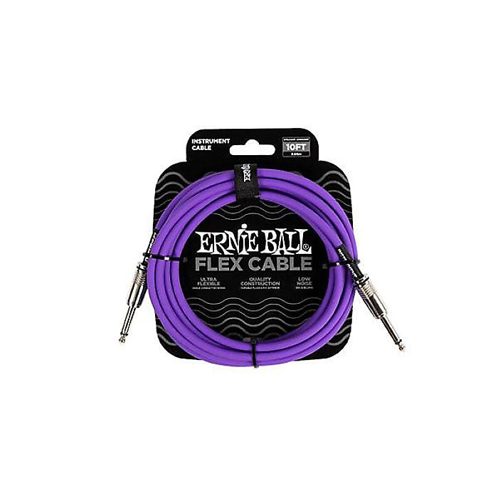 ERNIE BALL ( アーニー・ボール ) / Flex Instrument Cable S/S 10ft - Purple