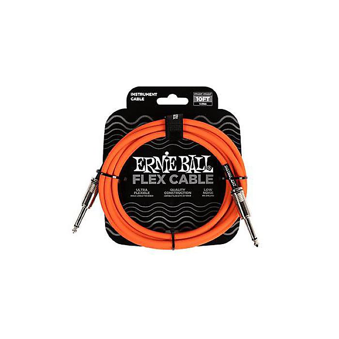 ERNIE BALL ( アーニー・ボール ) / Flex Instrument Cable S/S 10ft - Orange