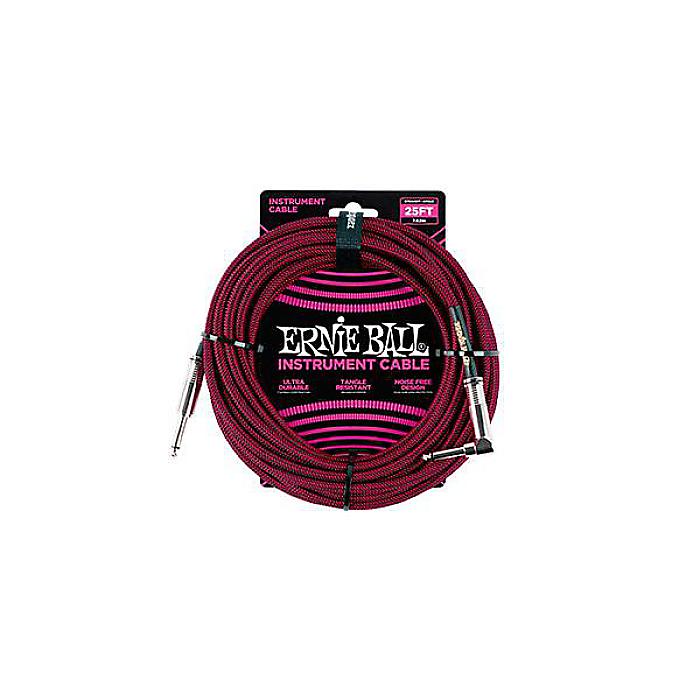 ERNIE BALL ( アーニー・ボール ) / Braided Instrument Cable Black/Red #6062